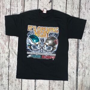 Philadelphia Eagles NFL Football 2003 Crewneck Lincoln Financial Mens Tshirt